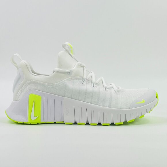 Nike Free Metcon 6 \'White Volt\' FJ7127-104 Gym Lifting Multi Size main image 6
